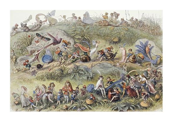 Richard Doyle Fine Art Open Edition Gicl&eacute;e:"Triumphal March of the Elf King"
