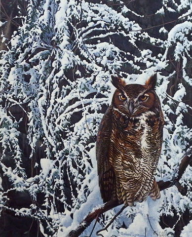 Richard Luce Print-Signed:"Face of Wisdom"