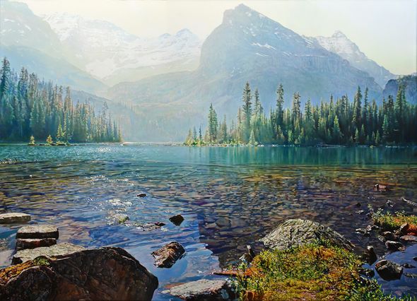Richard Mravik Open Edition Gallery Wrap Canvas Giclee:"Lake O´Hara"
