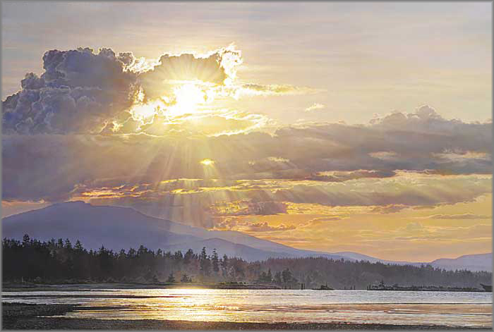 Richard Mravik Open Edition Giclee on Canvas:"Evening Vista"