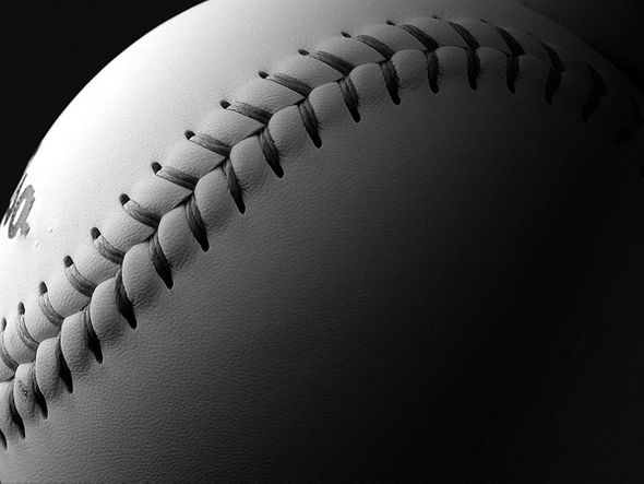 Richards Reynolds 27 x 36 Museum Wrapped Giclee on Canvas Open:"Softball"