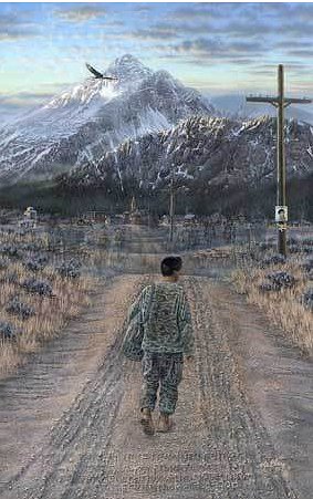 Rick Kelley Artist Signed Open Edition Print :"Homecoming"