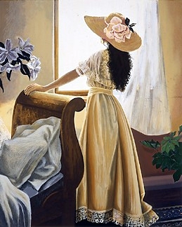 Rios Handsigned and Numbered Limited Edition :Serigraph on Paper:"Above The Garden"