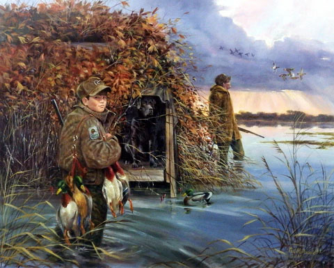 RJ McDonald Artist Proof:"My First Limit"