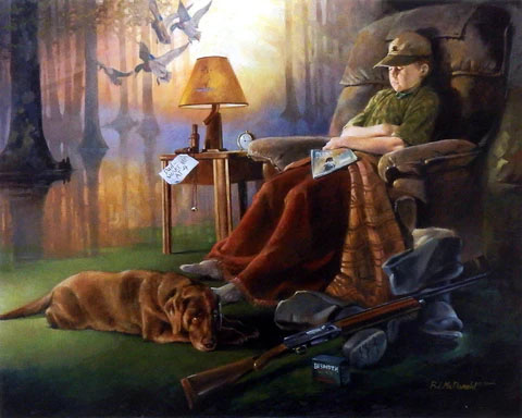 RJ McDonald Artist Proof:"Wake Me At Four"