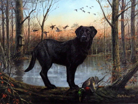 RJ McDonald Print-Signed and Numbered:"One Down"