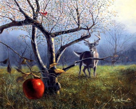 RJ McDonald Print-Signed and Numbered:"The Last Apple"