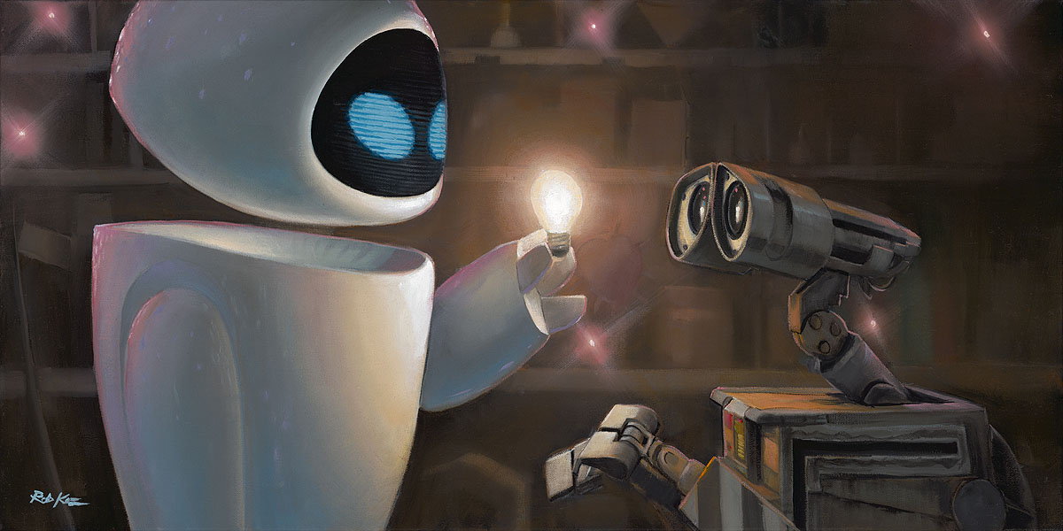 Rob Kaz Artist Signed Disney Ltd Ed Gallery Wrap Canvas:"Electrifying"