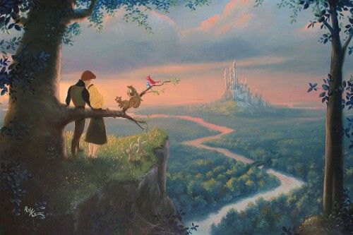 Rob Kaz Signed and Numbered Hand-Embellished Gicl&eacute;e on Canvas: "Our Royal Kingdom"