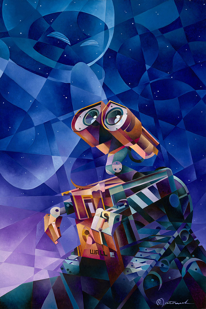 Tom Matousek Artist Signed Ltd Ed Gallery Wrap Canvas:"Wall E’s Wish"