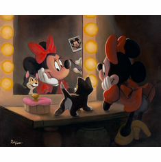 Rob Kaz Signed Disney Ltd Ed Gallery Wrap Canvas:"The Cat's Meow"