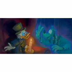 Rob Kaz Signed Disney Ltd Ed Gallery Wrap Canvas:"Three Ghosts"