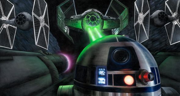 Rob Surette Limited Edition Star Wars Canvas Giclee:"I Have You Know"