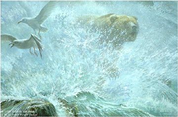 ROBERT BATEMAN 19X28 Secondary Market Art: "ENDANGERED SPACES"