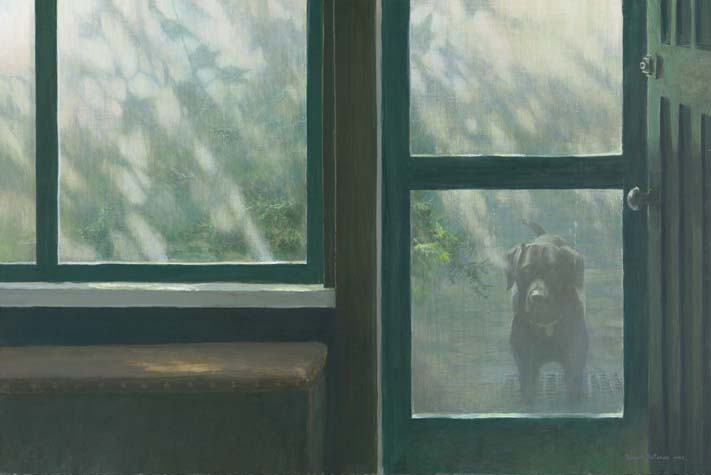 ROBERT BATEMAN 20X30 Secondary Market Art: "SCREENED PORCH CANVAS"