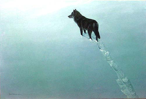 ROBERT BATEMAN 21X32 Secondary Market Art: "NEW TERRITORY"