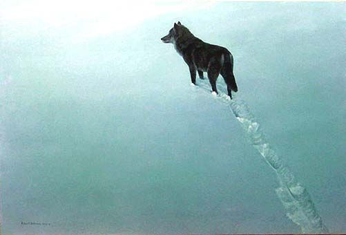 ROBERT BATEMAN 21X32 Secondary Market Art: "NEW TERRITORY"