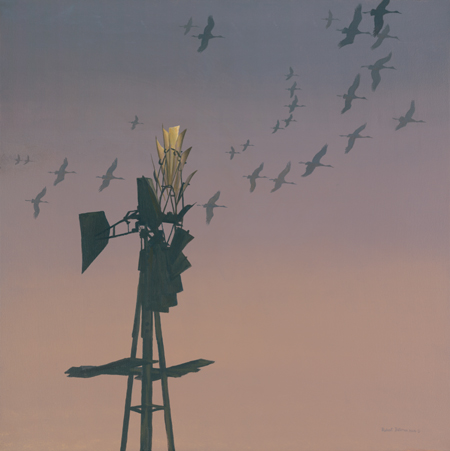 ROBERT BATEMAN 30X30 Secondary Market Art: "WINDTALKERS APGCNV"