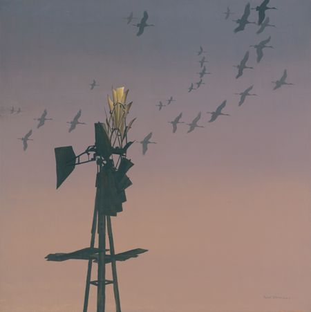 ROBERT BATEMAN 30X30 Secondary Market Art: "WINDTALKERS GCNV"