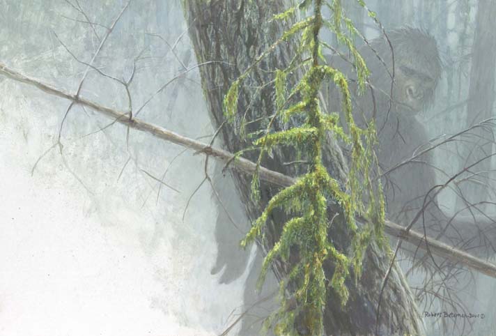 Robert Bateman Handsigned & Numbered Limited Edition:"Sasquatch"