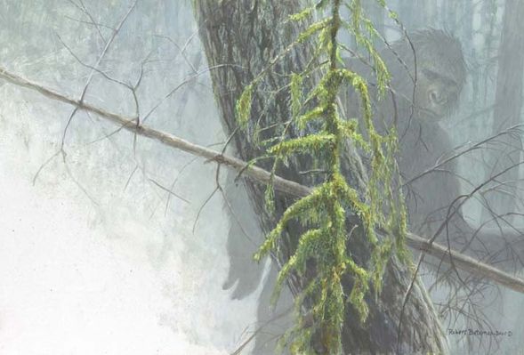 Robert Bateman Handsigned & Numbered Limited Edition:"Sasquatch"