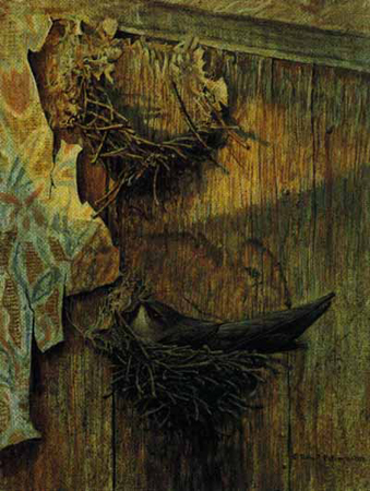 Robert Bateman Limited Edition Paper Print:"Chimney Swift On Nest"