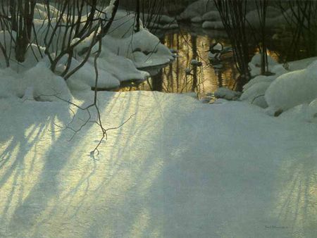 Robert Bateman Limited Edition Print:"Winter Pond Merganser"