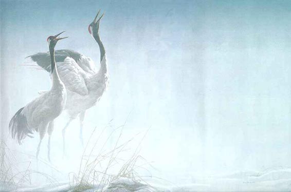 ROBERT BATEMAN  Secondary Market Art: "CRIES COURTSHIP"