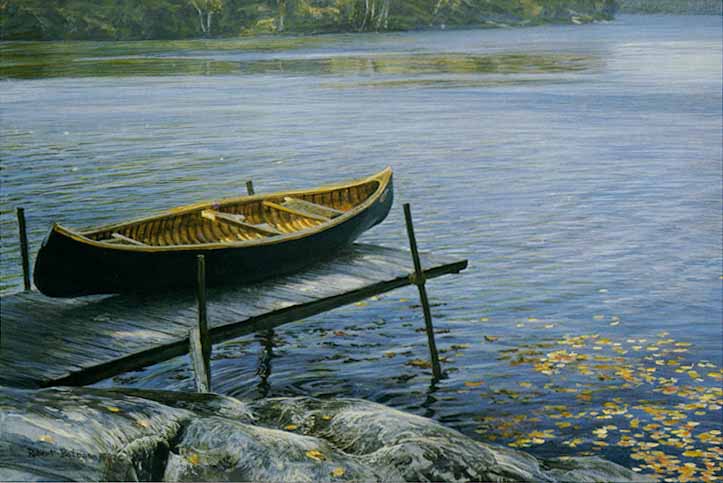 ROBERT BATEMAN  Secondary Market Art: "ROCKY POINT OCTOBER AP"