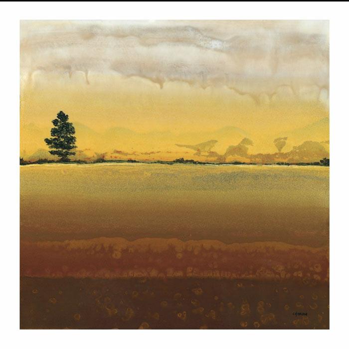 Robert Charon Open Edition Canvas Giclee "Golden Horizon I" Robert
