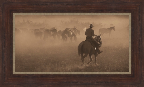 Robert Dawson 27 x 45 Canvas Giclee Art:"Changing Pastures"