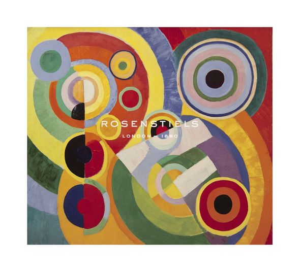 Robert Delaunay Hand Numbered Limited Edition Print on Paper :"Rythme, Joie de Vivre, 1930"