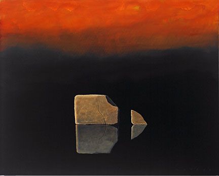 Robert Deyber Artist Signed Limited Edition Hand-crafted Stone Lithograph:"Another Chip off the Old Block"