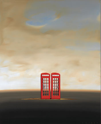 Robert Deyber Artist Signed Limited Edition Hand-crafted Stone Lithograph:"Too Close to Call"