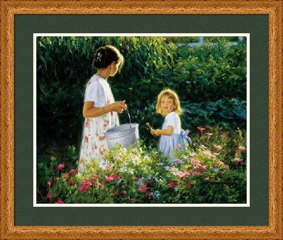 Robert Duncan Framed Art: "Little Miss Sunshine"