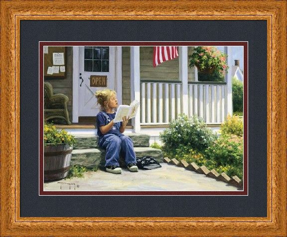 Robert Duncan Framed Art: "Swept Away - Large"