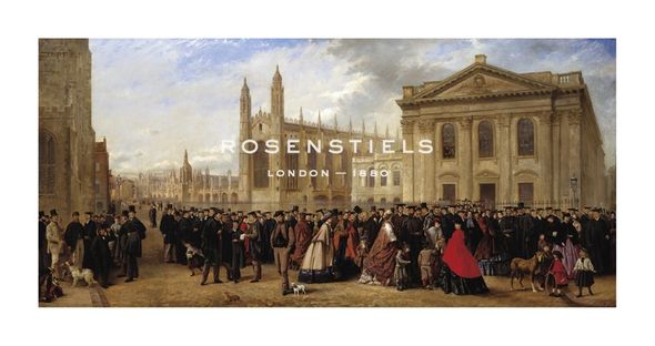 Robert Farren Hand Numbered Limited Edition Print on Paper :"Degree Morning, Cambridge, 1863"