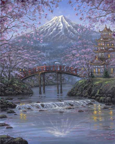 Robert Finale Limited Edition Metal Art:"Mt Fuji"