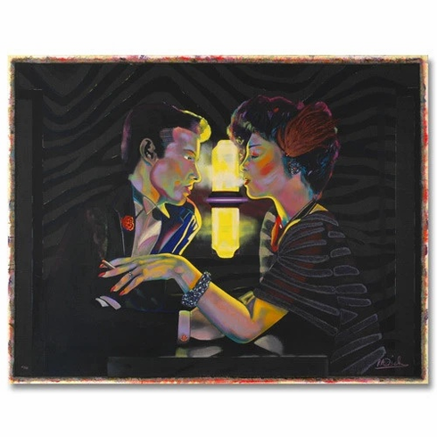 Robert Fisher Limited Edition Serigraph Print: "Night Train"