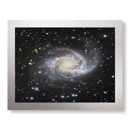 Robert Gendler Limited Edition Ready to Hang Giclee on Brushed Aluminum: "Spiral Galaxy in Antlia"