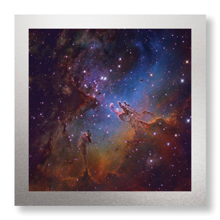 Robert Gendler Limited Edition Ready to Hang Giclee on Brushed Aluminum: "The Eagle Nebula in Serpens"