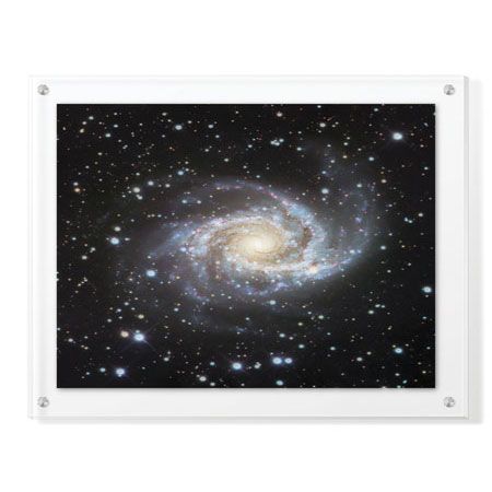 Robert Gendler Limited Edition Ready to Hang Giclee on Clear Acrylic: "Spiral Galaxy in Antlia"