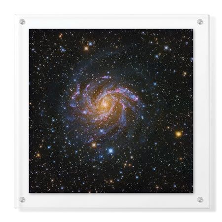 Robert Gendler Limited Edition Ready to Hang Giclee on Clear Acrylic: "Spiral Galaxy in Cepheus"