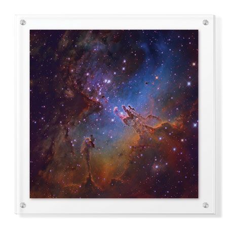 Robert Gendler Limited Edition Ready to Hang Giclee on Clear Acrylic: "The Eagle Nebula in Serpens"
