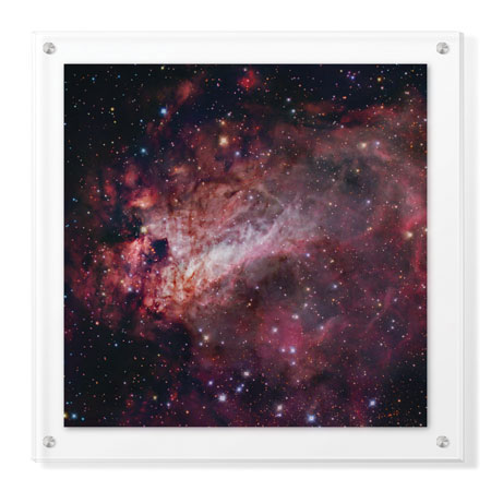 Robert Gendler Limited Edition Ready to Hang Giclee on Clear Acrylic: "The Omega Nebula in Saggitarius"