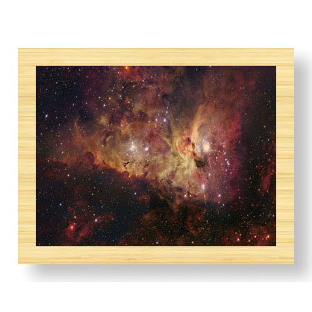 Robert Gendler Limited Edition Ready to Hang Giclee on Sustainable Bamboo: "The Eta Carinae Nebula"