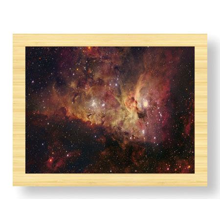 Robert Gendler Limited Edition Ready to Hang Giclee on Sustainable Bamboo: "The Eta Carinae Nebula"