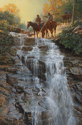 Robert Griffing Artist Hand-Signed Limited Edition Canvas Giclee:"Cherokee Country"