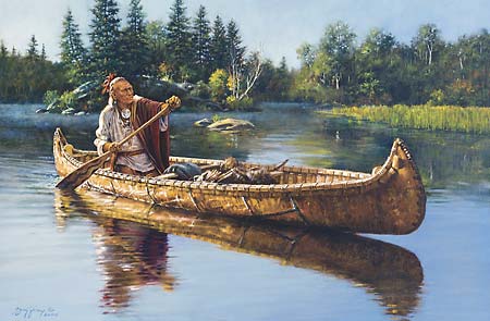 Robert Griffing Artist Signed Limited Edition Canvas Giclee:"Long Journey Home"