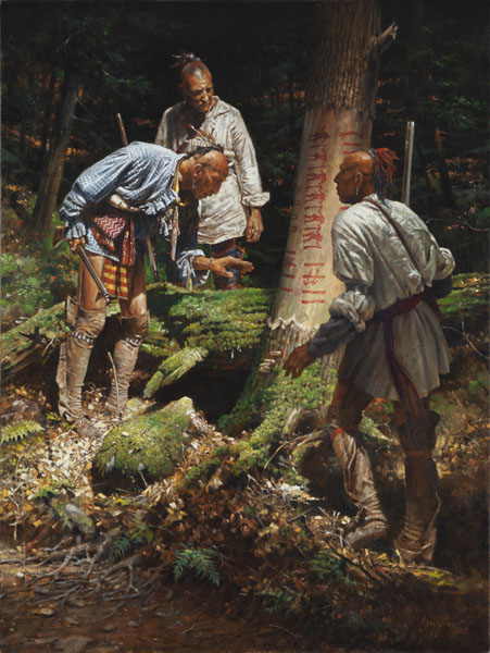 Robert Griffing Artist Signed  Limited Edition Canvas Giclee:"Trees That Speak"